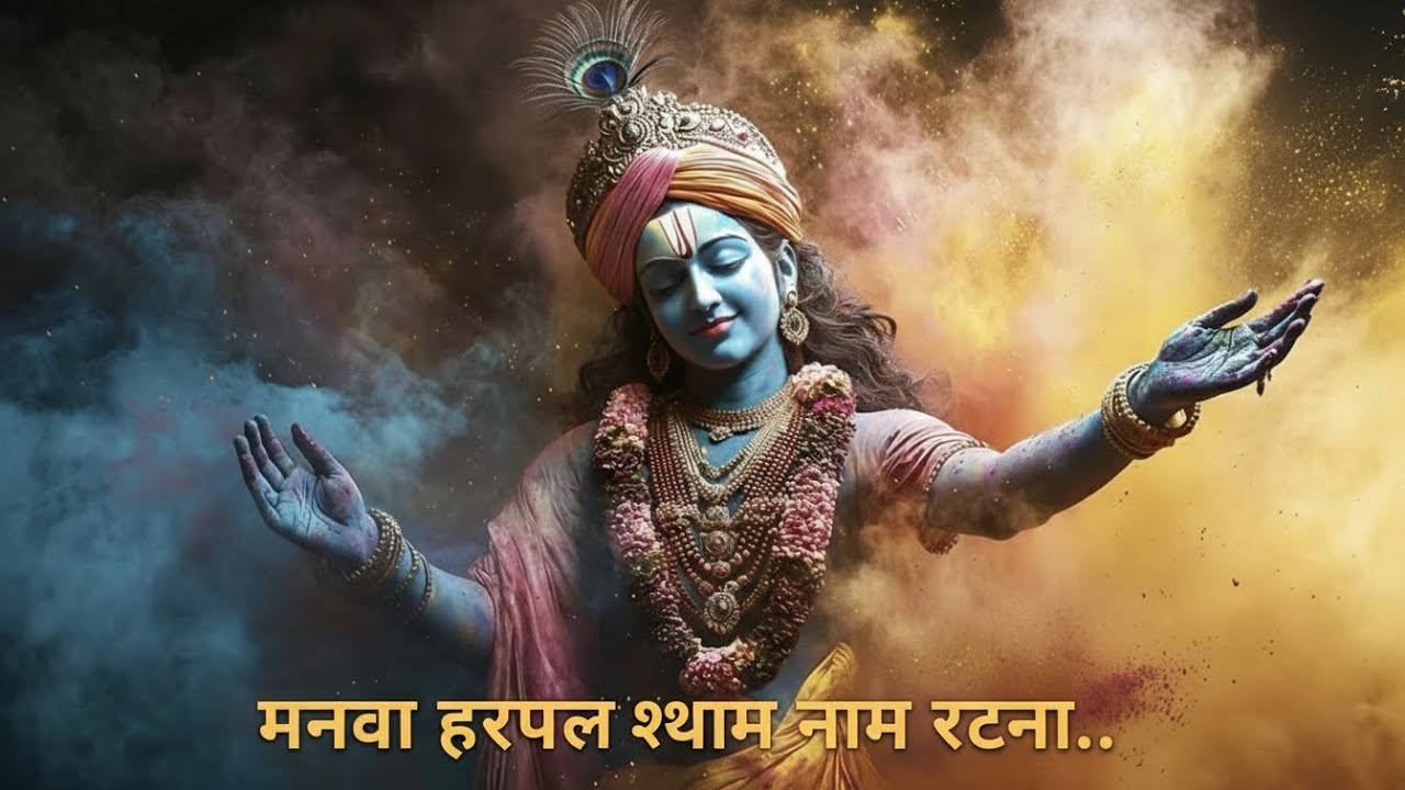 मनवा हरपल श्याम नाम रटना 🙏🏻 | Shyam Bhajan | Krishna Bhajan | Peaceful Devotional song 🎵 