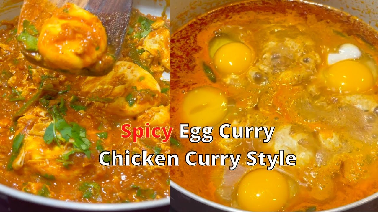How To Make Egg Curry Easy Egg Curry Masala Egg Curry Hyderabadi