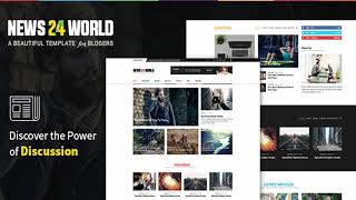 News24 World - News, Blog & Magazine Template | Themeforest Website Templates and Themes screenshot 1