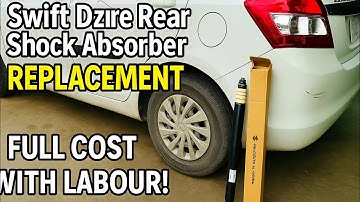 Swift Dzire Rear Shock Absorber Replacement | Full Cost with Labour! #swiftdzire #swift