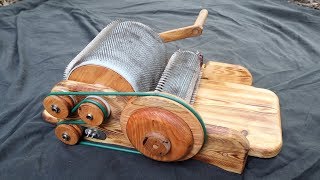 Hand Made Drum Carder As A Present For My Girlfriend