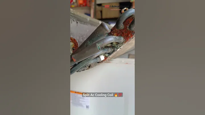 split AC indoor unit cooling coil leak testing repair || #ac #airconditioning