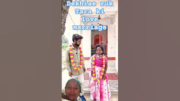 Dhruv Tara Ke Love Marriage Comedy Short Video 