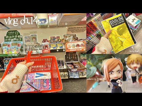 vlog ch.14૮ • ﻌ - ა // nobara nedoroid, manga shopping, etc. (ft. tears of themis mihoyo)