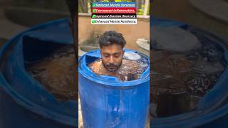 Ice bath || recovery mode || #ice #icebath #75hardchallenge #jpfitness #subscribe