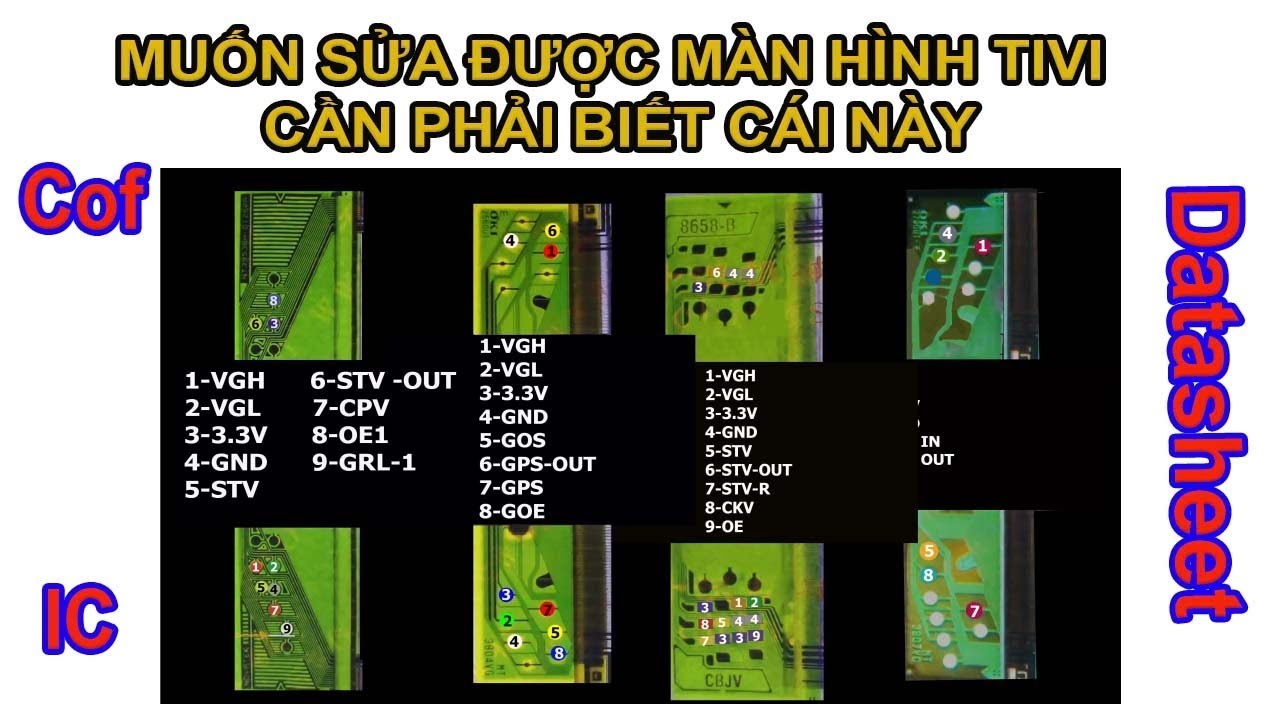 Lcd Led Tv Panel's Cof Ic Datasheet Sửa Màn Hình Tv Bạn Cần Biết Gì