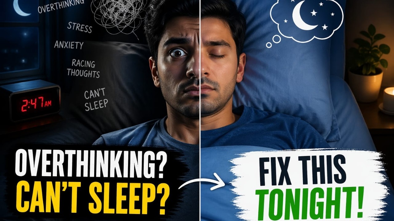 How to Sleep Fast with Anxiety | Stop Overthinking at Night & Insomnia ...