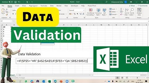 Excel Data Validation: How to Ensure Accuracy and Consistency | Step-by-Step tutorial
