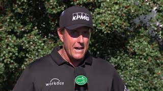 Mickelson and Fleetwood reaction from the Masters second round