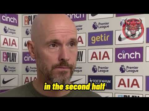 Erik ten Hag REACTS to United DEFEAT vs Spurs w/ English Subtitles – Tottenham 2-0 Man Utd