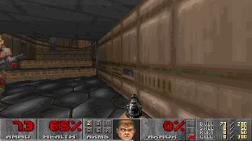 Doom E1M2 UV Speed in 22s by Xit Vono