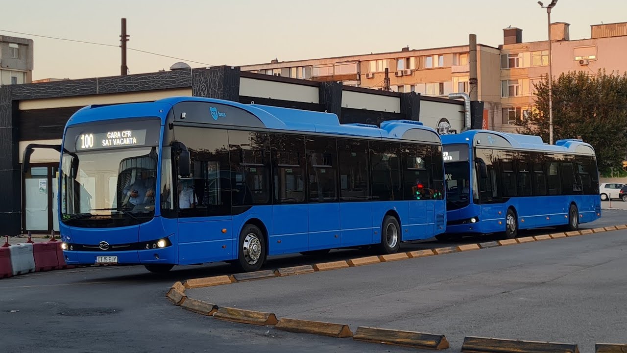 Octombrie 2022 | Călătorie cu BYD K9UB (CT 15 EJL) pe linia 100