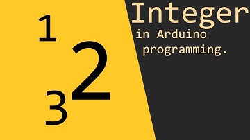 Integer in Arduino programming