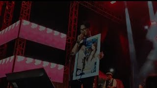 MOMENT KONSER GILDCOUSTIC GILGA SAHID  DITEMENIN HAPPY ASMARA DI PARKIR PLAZA SURABAYA