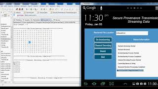 Secure Provenance Transmission for Streaming Data in Java