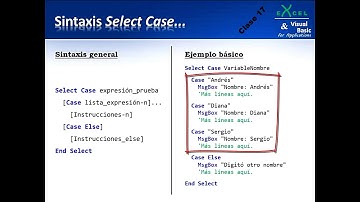 37 - Select Case en Visual Basic