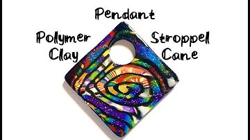 Polymer clay Stroppel cane pendant   Music: Someday Site: https://icons8.com/music/