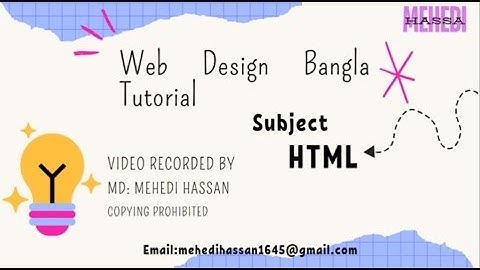 Html5 Tutorial | Bangla (Beginner to Advanced) :2 #viralvideo