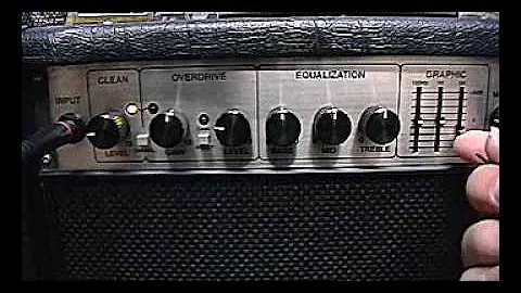 RANDALL V MAX VMX30  COMBO AMP DEMO BY CHATREEO