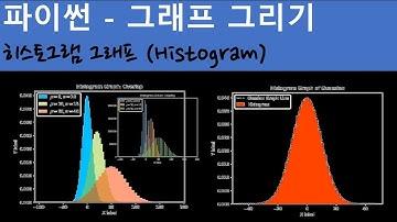 파이썬을 이용한 그래프 그리기 - 히스토그램 그래프 (Histogram)