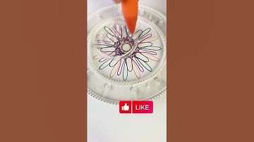 ❤️What does this pattern resemble??? Magic Ruler Small ruler, big wisdom  #shorts #Spirograph  #art