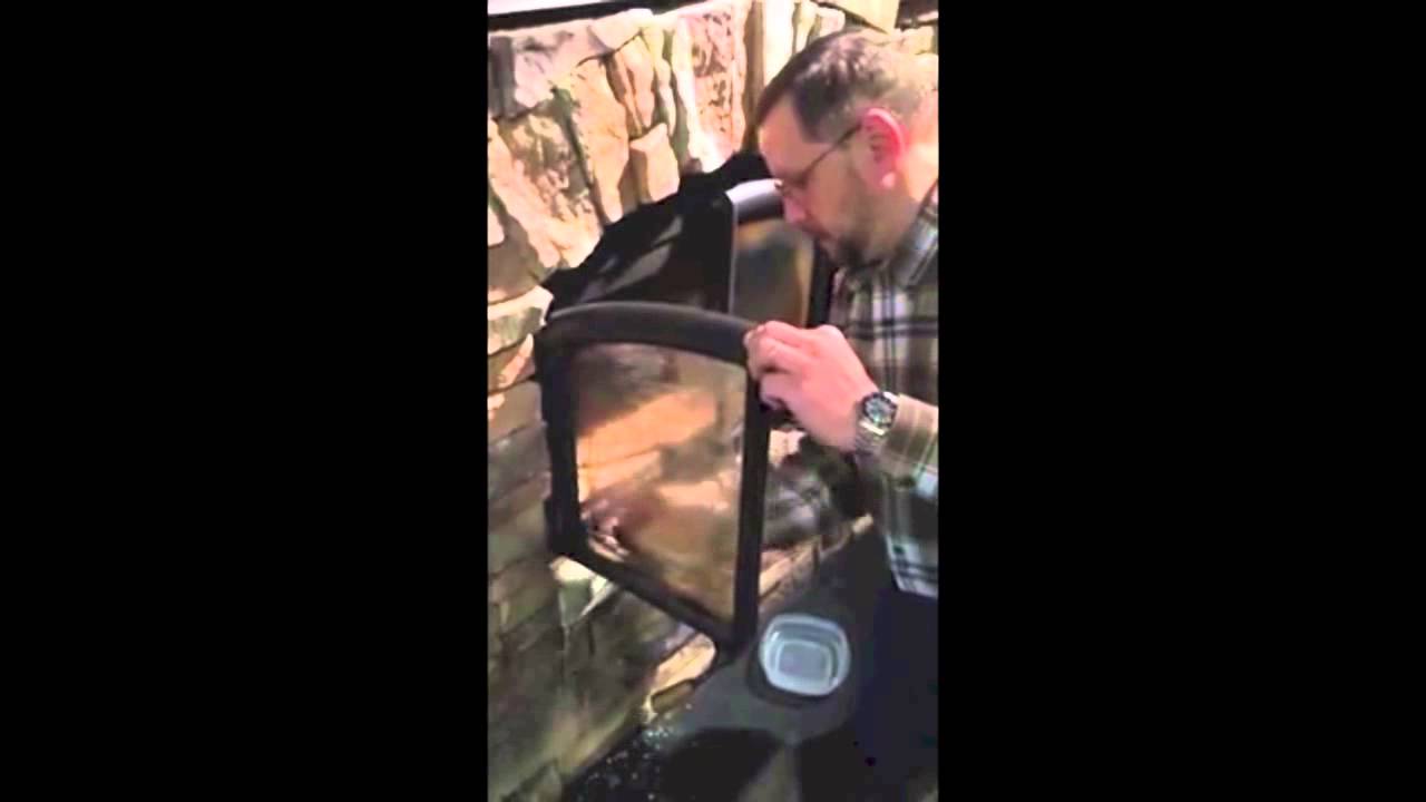 Cleaning Fireplace Glass YouTube