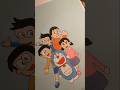 Drew the Doraemon gang 💙 Who’s your favorite? end#Doraemon#Doraemondrawing #CartoonDrawing#diy