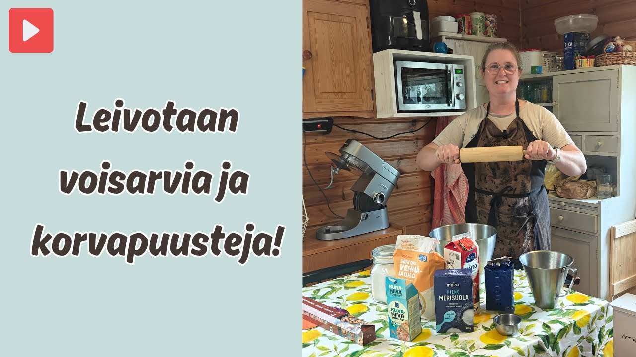 Leivonta-lauantai: hävikkimaidosta korvapuusteja ja voisarvia