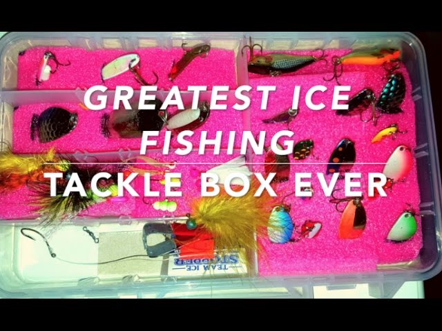 Ice Fishing Tackle Box DIY. 