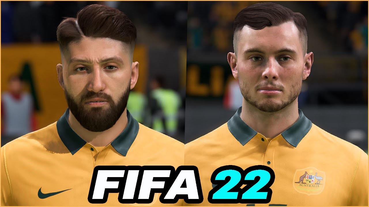 FIFA 22 ALL AUSTRALIA PLAYERS REAL FACES YouTube
