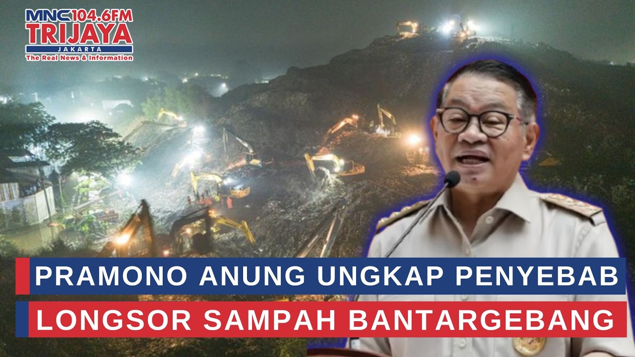 Pramono Anung Angkat Suara Penyebab Longsor Gunungan Sampah Bantargebang | Trijaya Update