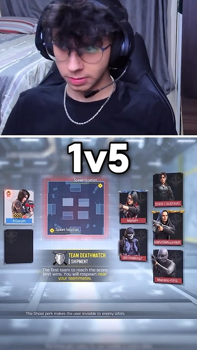I 1v5'd for $1,000! Do u think you can beat me? #codm #shorts