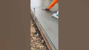 How you edge and trowel concrete!
