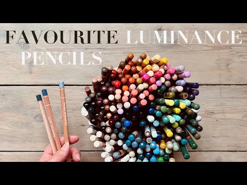 My Top 30 Caran d'Ache Luminance Coloured Pencils for a Landscape