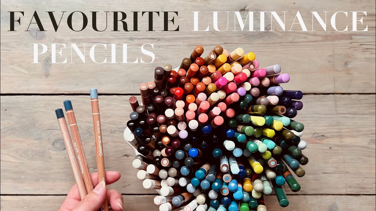 My Top 30 Caran d'Ache Luminance Coloured Pencils for a Landscape