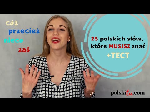 Видео: Польский для начинающих - 25 польских слов, которые НУЖНО знать