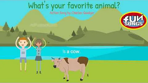 What's Your Favorite Animal?  A Musical Adventure! #funsongseducationvideos