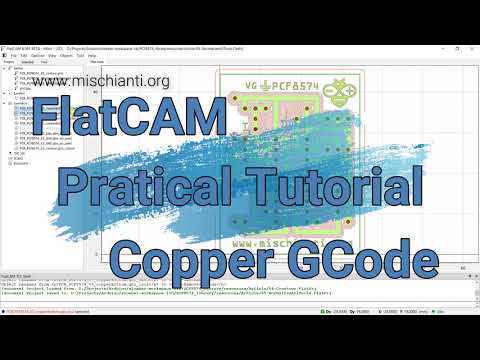 FlatCAM practical tutorial: generate gcode to remove copper - Video 6