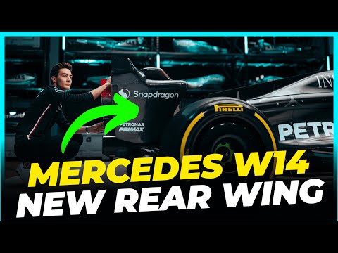 The Mercedes W14's trump card is the new rear wing l 44F1