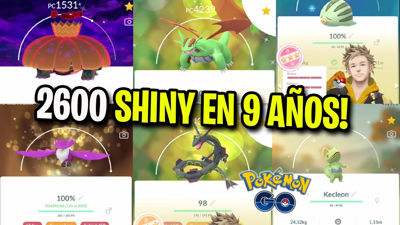 MI COLECCIÓN DE POKÉMON SHINY EN 9 AÑOS DE POKÉMON GO!
