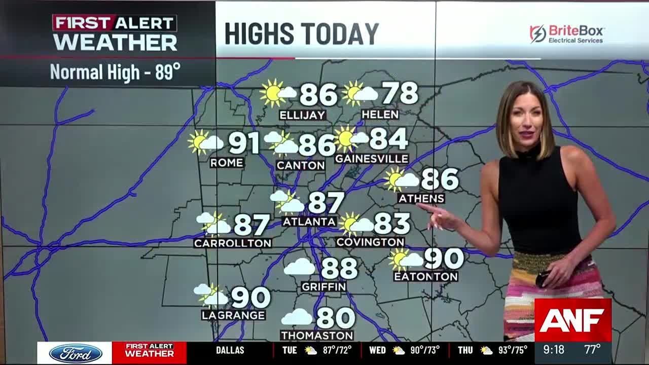 First Alert Forecast: Cooler and Breezy Today; Hot July 4th - YouTube