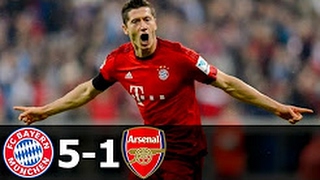 FC Bayern Munich VS FC Arsenal 5-1 UEFA Champions League 2017 8vos final IDA by Alejazoo 1,073 views 7 years ago 4 minutes, 10 seconds
