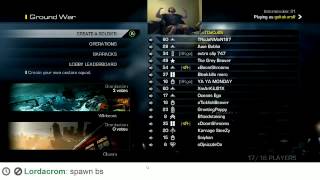Call of Duty GHOSTS, TRIPLE KILL CAM. XBOX ONE GROUND WAR