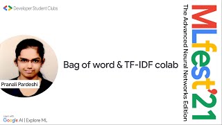 32. Bag of Word, TF IDF Code | MLFest21 | Day 2 | Part 2