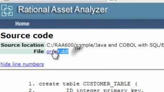 IBM Rational Asset Analyzer: Custom Query (CQ) and User Defined Relationship (UDR)