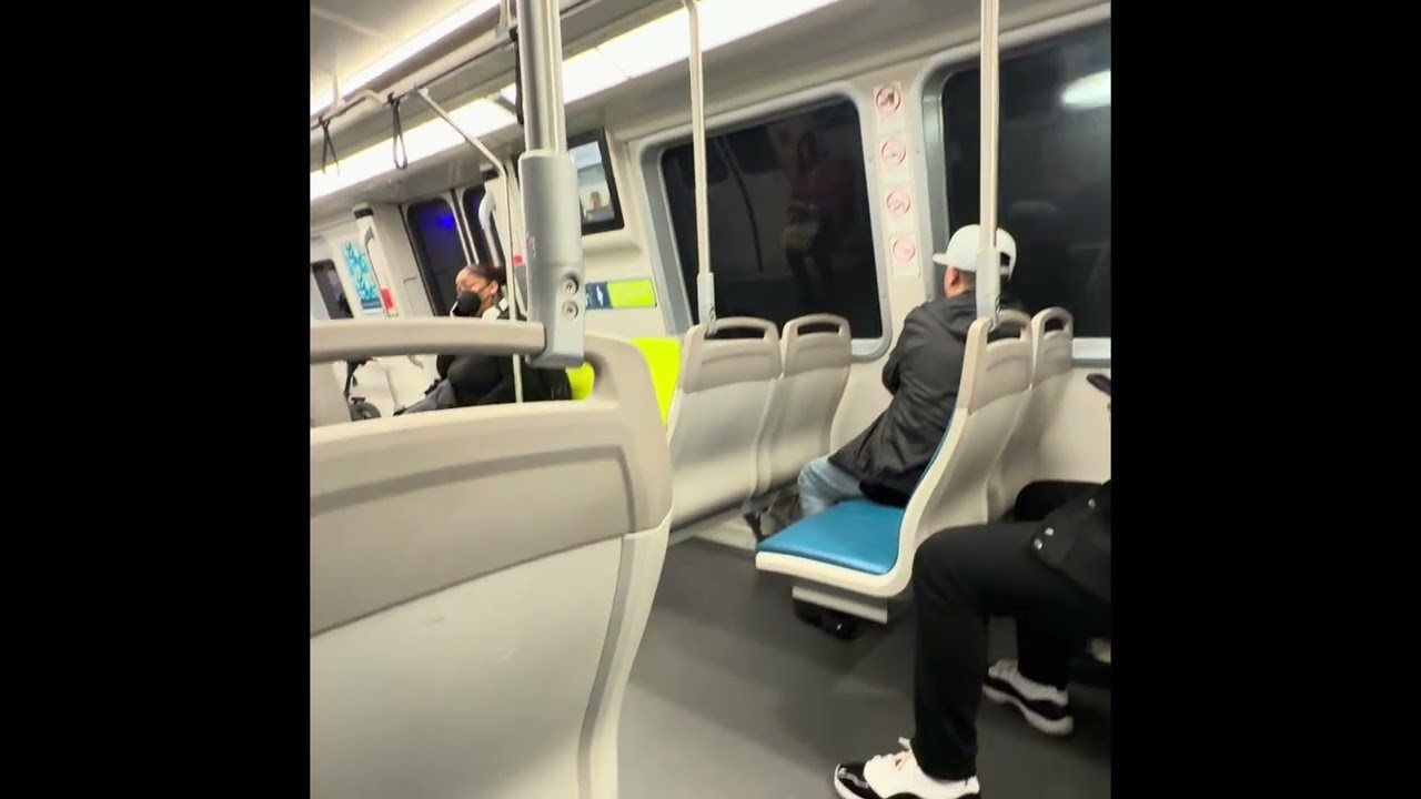 From Coliseum to Powell st on green line Daly City train