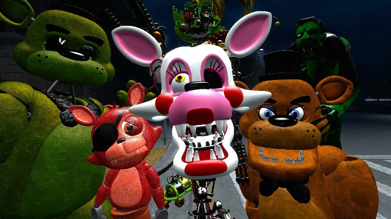 [GMOD FNAF] Freddy and Friends in a Zombie Apocalypse Part 2! (Chica's rotten pizza part 3)
