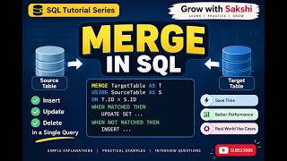 MERGE Statement in SQL Explained in 10 Minutes | INSERT, UPDATE & UPSERT in One Query