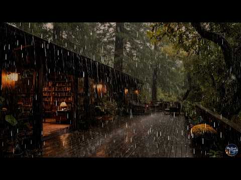 Rain Sounds for Sleeping Cabin in Forest | Relaxation, Study Focus & Deep Sleep