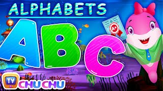 baby shark abc learn alphabets with baby sharks friends chuchu tv nursery rhymes kids songs